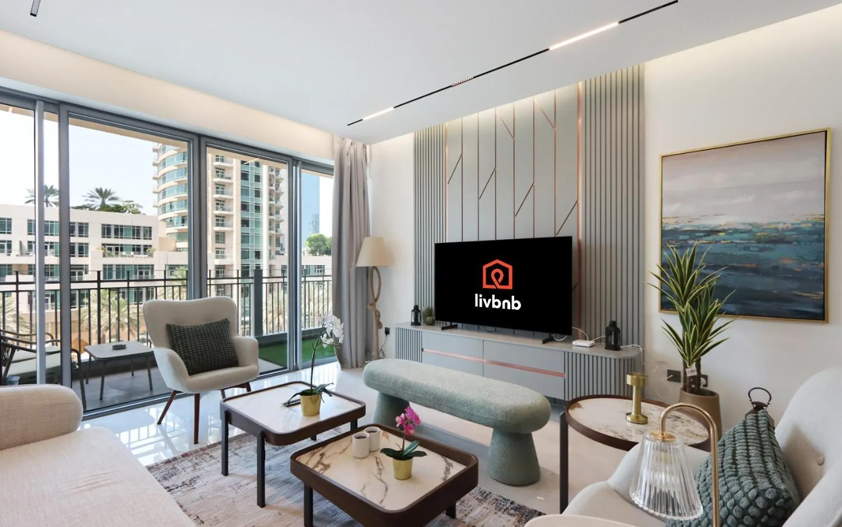 Livbnb - 2B With Modern Interiors, Emaar Boulevard Dubai