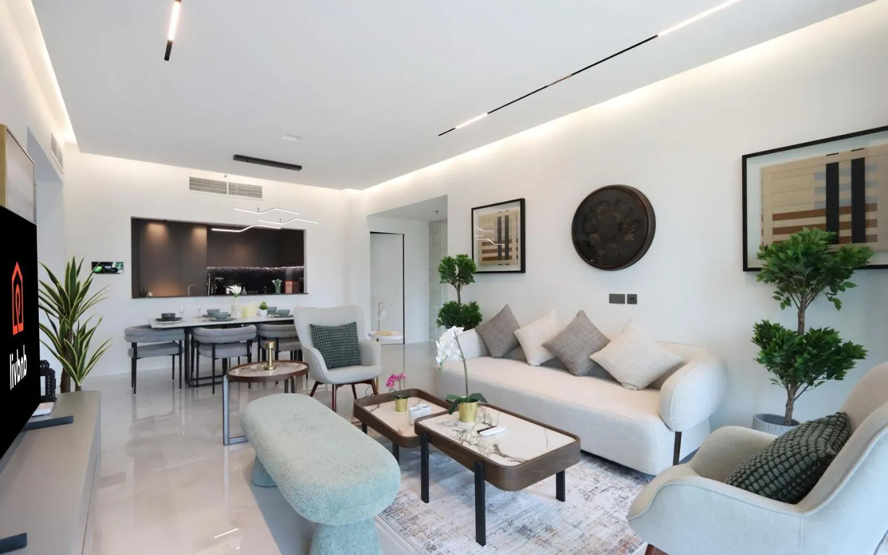 Livbnb - 2B With Modern Interiors, Emaar Boulevard Dubai Apartment